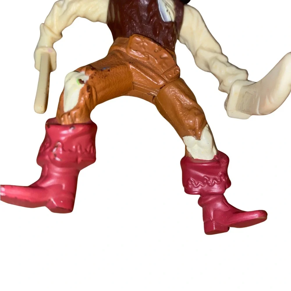 2008 McDonald’s Disney Pirate Toy Figure Movable Arms‎ & Legs Brown Outfit